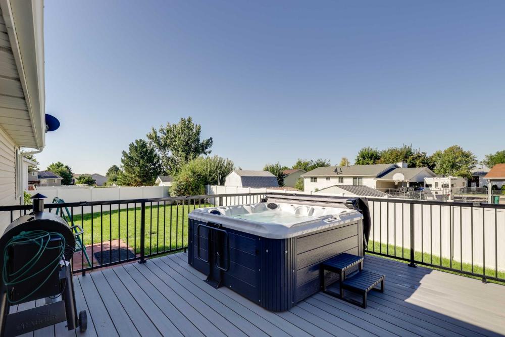 Family-Friendly Clearfield Home with Hot Tub!